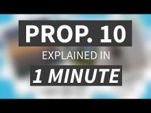 "Proposition 10 Explained in Under 1 Minute" from CALMatters