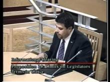 Fleischman Testifies Before Legislators On Prop. 28 -- JonSFleischman