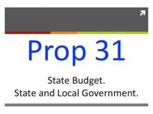 Proposition 31: Budget Reform (California General Election 2012) -- The Darryl Johnson Show