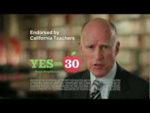 Governor Brown with Students -- Yes on 30