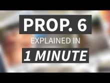 "Proposition 6 Explained in Under 1 Minute" from CALMatters