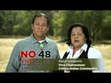 Bad Precedent - Vote NO on CA Prop 48