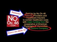 Debunking No on Prop 46 Radio Commercial