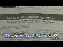 Full-page ad accuses new water bond of being watered down with 'pork'