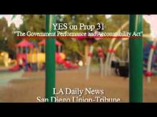 Delaine Eastin Speaks Out for Prop 31 -- Yes on 31