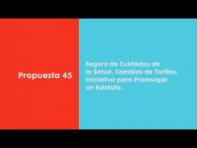 Prop 45 - Tarifas de Seguro Médico